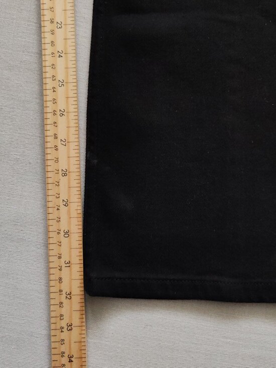 Zadig & Voltaire Eyes Denim Eco Flare Jeans Black Size 26 Cargo Pockets NWT - Picture 2 of 16